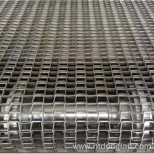 Metal Great Wall Mesh Belts Stainless Steel Horseshoe Belt Wire Net For MachinesSs Great Wall Conveyor Net Belt